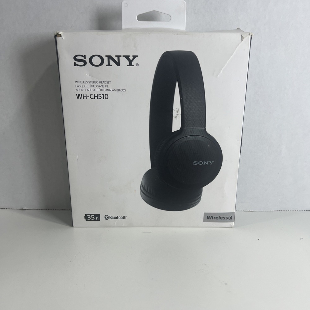 Sony WHCH510B USB-C Headphones - Black